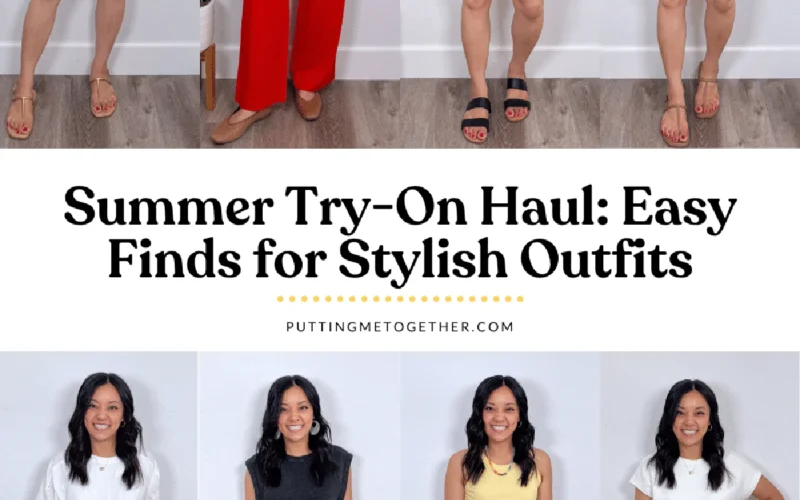 Summer try-on haul with casual outfits from Nordstrom Amazon LOFT