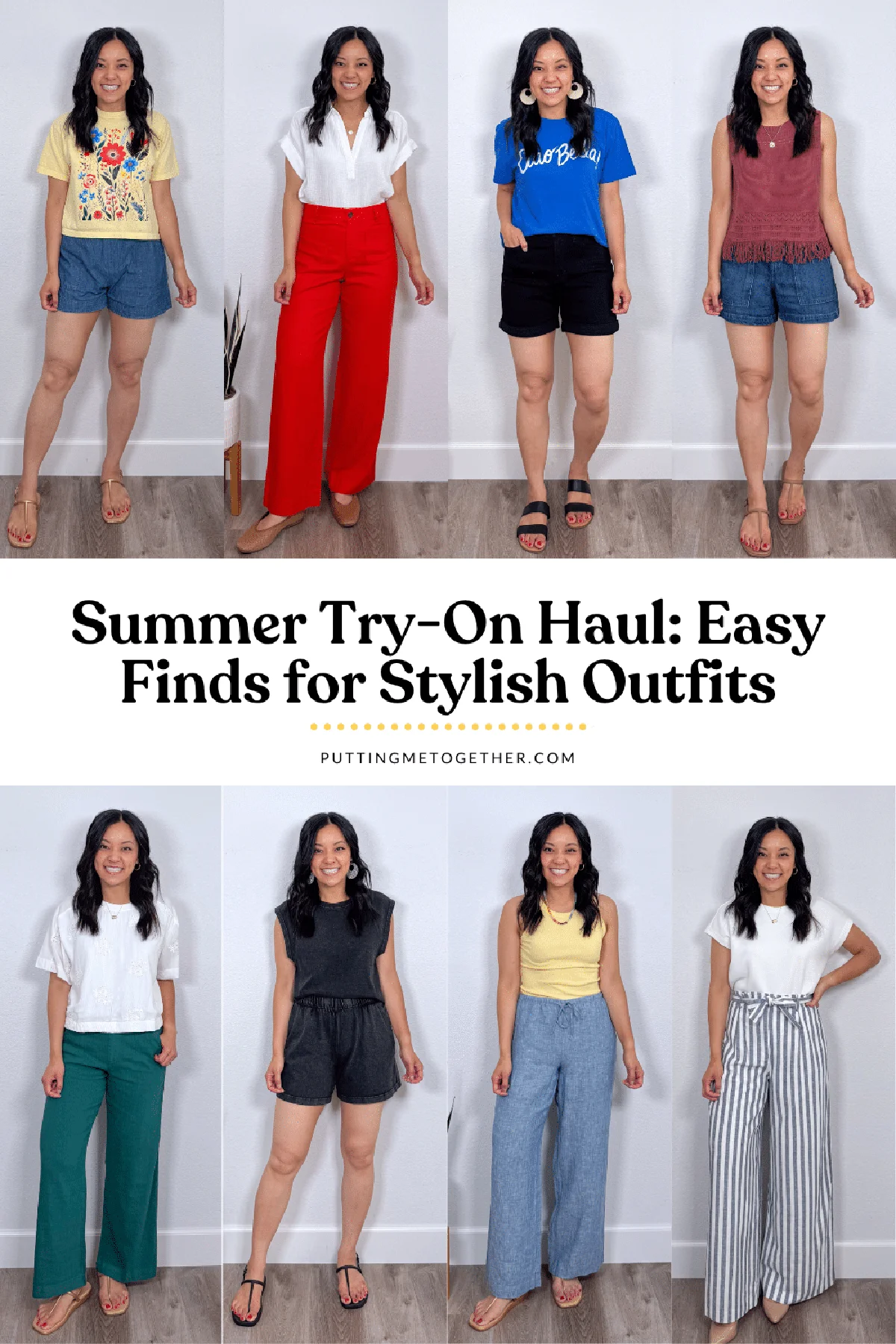 Summer try-on haul with casual outfits from Nordstrom Amazon LOFT