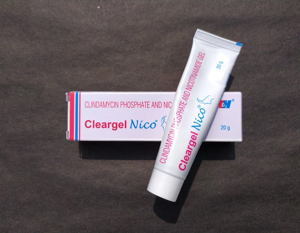 Clear lightweight gel texture spreading on skin