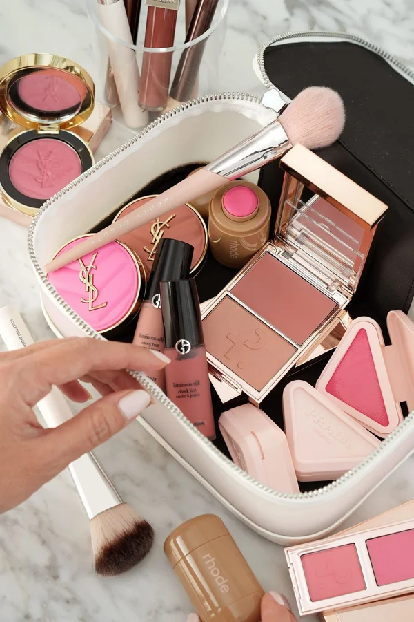 Patrick Ta Prada YSL blush shades arranged together