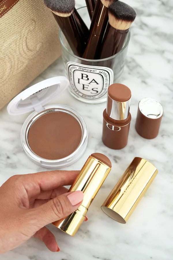 Dior Mario Merit cream bronzer swatches on skin