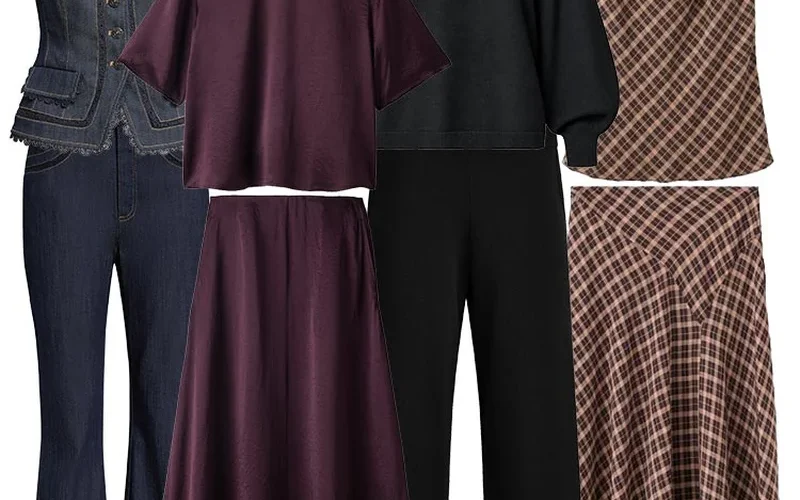 Co-ord capsule of tops, jackets, and bottoms styled together